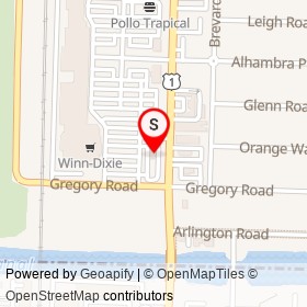 Wendy's on Dixie Highway, West Palm Beach Florida - location map