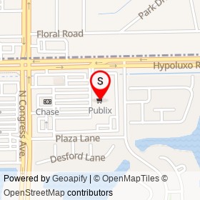 Publix on Boynton Lakes Boulevard, Boynton Beach Florida - location map