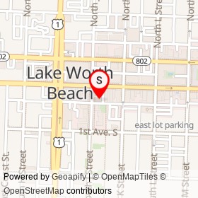 Propaganda on South J Street, Lake Worth Beach Florida - location map