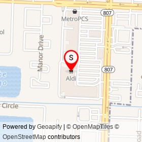 Aldi on South Congress Avenue,  Florida - location map