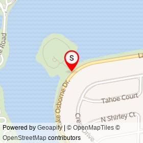 J. Duval McMillan on Lake Osborne Drive, Lake Worth Beach Florida - location map