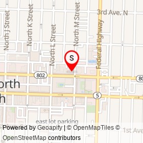 South Shores Tavern & Patio Bar on Lucerne Avenue, Lake Worth Beach Florida - location map