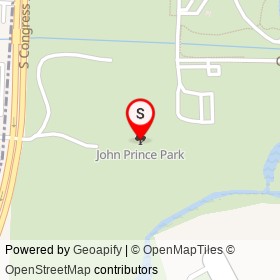 John Prince Park on ,  Florida - location map