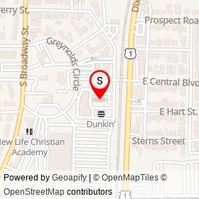 Burger King on West Central Boulevard,  Florida - location map