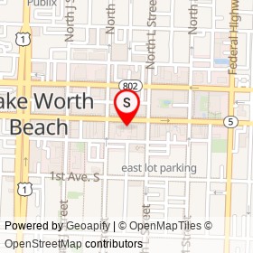 Shear Kut on Lake Avenue, Lake Worth Beach Florida - location map