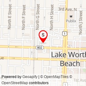 Lake Worth Police Department on Lucerne Ave Walk, Lake Worth Beach Florida - location map