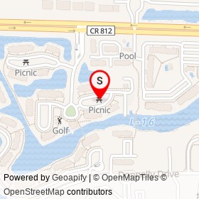 Picnic on Mooring Court,  Florida - location map