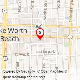 Solid Image Tattoo on Lake Avenue, Lake Worth Beach Florida - location map