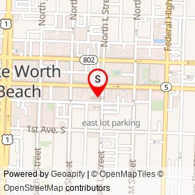 Cultural Council of Palm Beach County on Lake Avenue, Lake Worth Beach Florida - location map