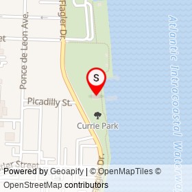 Palm Beach Maritime Museum on North Flagler Drive, West Palm Beach Florida - location map