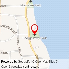 George Petty Park on , West Palm Beach Florida - location map