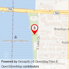 Palm Beach on , Palm Beach Florida - location map