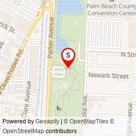 Howard Park on , West Palm Beach Florida - location map