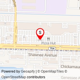 Checkers on Okeechobee Boulevard, West Palm Beach Florida - location map