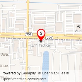 5.11 Tactical on Okeechobee Boulevard, West Palm Beach Florida - location map