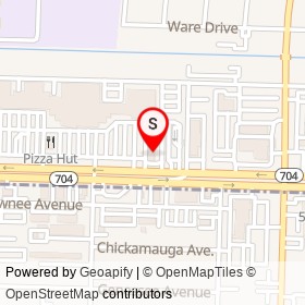 McDonald's on Okeechobee Boulevard, West Palm Beach Florida - location map