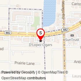 D'Lopez Cigars on Forest Hill Boulevard,  Florida - location map