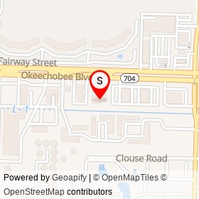 Cash America Pawn on Okeechobee Boulevard,  Florida - location map