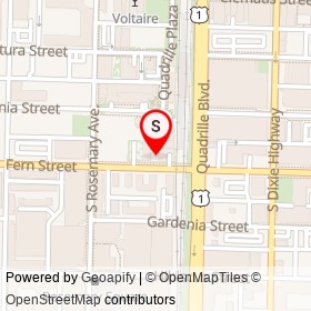 No Name Provided on Fern Street, West Palm Beach Florida - location map