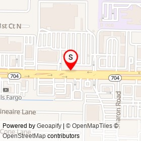 Lowe's on Okeechobee Boulevard,  Florida - location map