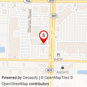 Bank of America on North Military Trail,  Florida - location map