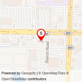 TD Bank on Sharon Road,  Florida - location map