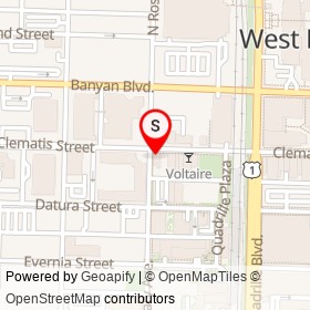 Keese's Simply Delicious on South Rosemary Avenue, West Palm Beach Florida - location map