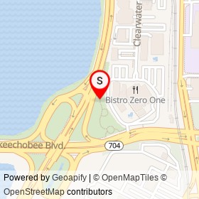 Gateway Park on , West Palm Beach Florida - location map