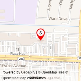 Aldi on Okeechobee Boulevard, West Palm Beach Florida - location map