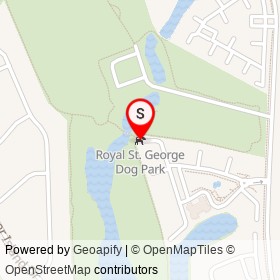Royal St. George Dog Park on Wilderness Road, West Palm Beach Florida - location map