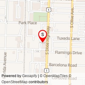 LC TRI SHOP on South Dixie Highway, West Palm Beach Florida - location map