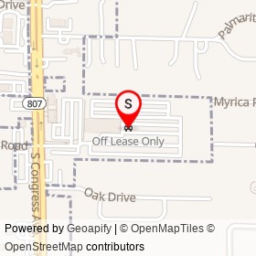 Off Lease Only on Myrica Road,  Florida - location map