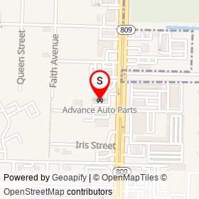 Advance Auto Parts on Hibiscus Avenue,  Florida - location map