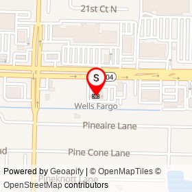 Wells Fargo on Okeechobee Boulevard,  Florida - location map