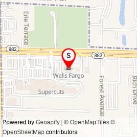 Wells Fargo on Forest Hill Boulevard,  Florida - location map