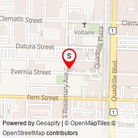 No Name Provided on South Rosemary Avenue, West Palm Beach Florida - location map
