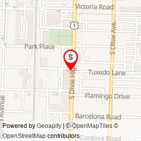 Grato on South Dixie Highway, West Palm Beach Florida - location map