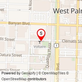 No Name Provided on Clematis Street, West Palm Beach Florida - location map