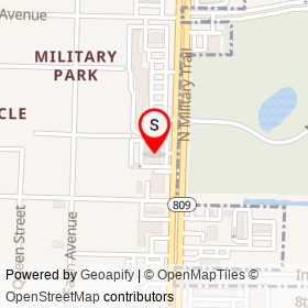 Liquor Warehouse on North Military Trail,  Florida - location map