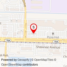 Pollo Tropical on Okeechobee Boulevard, West Palm Beach Florida - location map