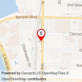 No Name Provided on South Tamarind Avenue, West Palm Beach Florida - location map