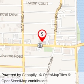 7-Eleven on Southern Boulevard, West Palm Beach Florida - location map
