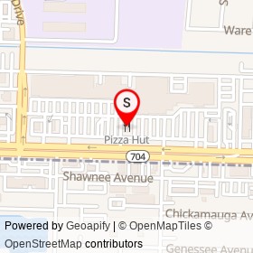 Pizza Hut on Okeechobee Boulevard, West Palm Beach Florida - location map