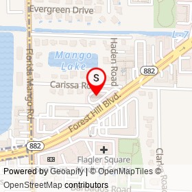 Flagler Bank on Forest Hill Boulevard, Lake Clarke Shores Florida - location map