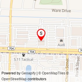 Rooms To Go on Okeechobee Boulevard, West Palm Beach Florida - location map