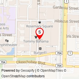 Bath & Body Works on South Rosemary Avenue, West Palm Beach Florida - location map