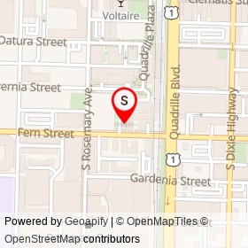 No Name Provided on Fern Street, West Palm Beach Florida - location map