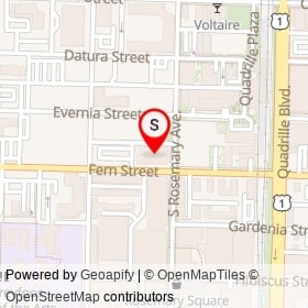 Publix on South Rosemary Avenue, West Palm Beach Florida - location map