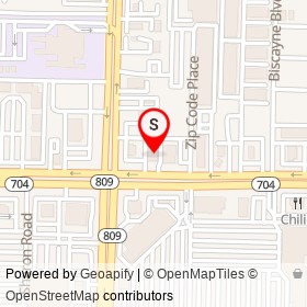 Island Jack's on Okeechobee Boulevard, West Palm Beach Florida - location map