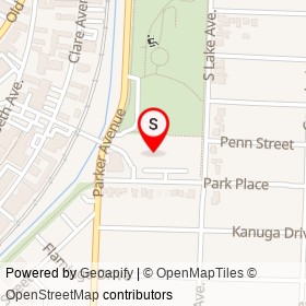 Armory Art Center on Park Place, West Palm Beach Florida - location map
